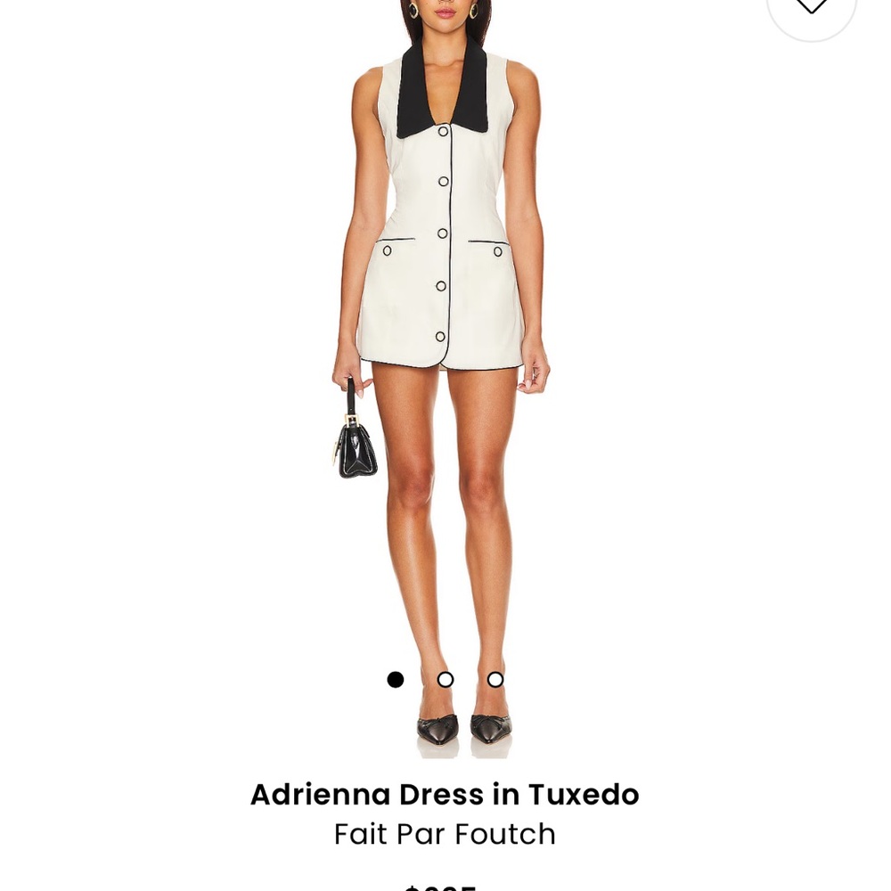 Fait Par Foutch Adrienna Dress in Tuxedo